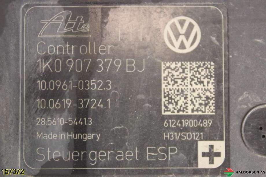 ABS sentral til VW Caddy 2010-2015 (Type III, Fase 2)  (VOLKSWAGEN|1K0 614 517 DE BEF|1 KO 614 517 DE|)