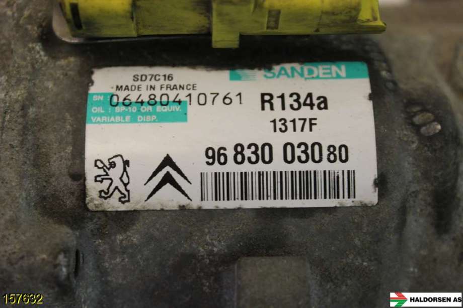 Aircondition kompressor til Peugeot 407 2004-2010  (PEUGEOT|6453 WY|)