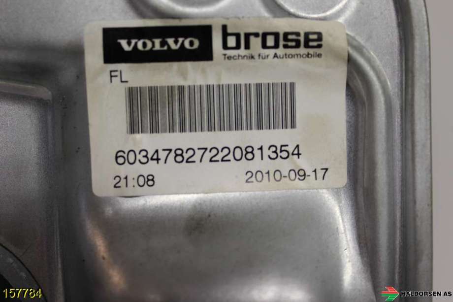 Ruteheis venstre foran til Volvo XC70 2008-2013 (Type II, Fase 1)  (VOLVO|30784509||30699645)