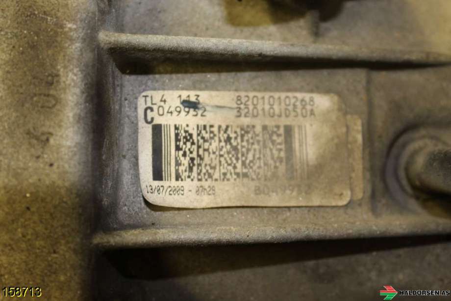 Girkasse manuell 6-trinn til Nissan Qashqai 2007-2010 (Type I, Fase 1)  (NISSAN|32010 JD50A|)