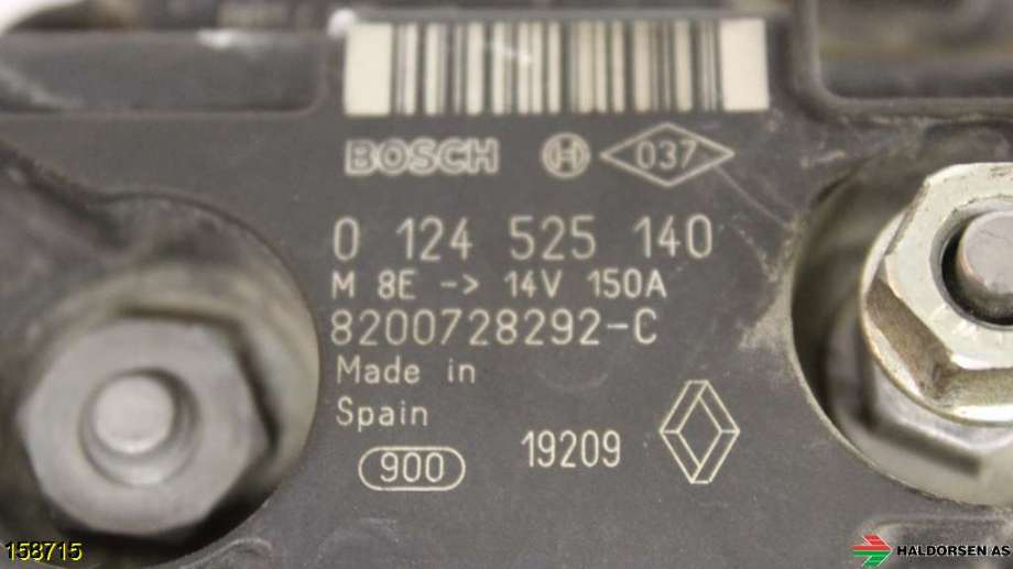 Dynamo til Nissan Qashqai 2007-2010 (Type I, Fase 1)  (NISSAN|23100 00Q2J|)