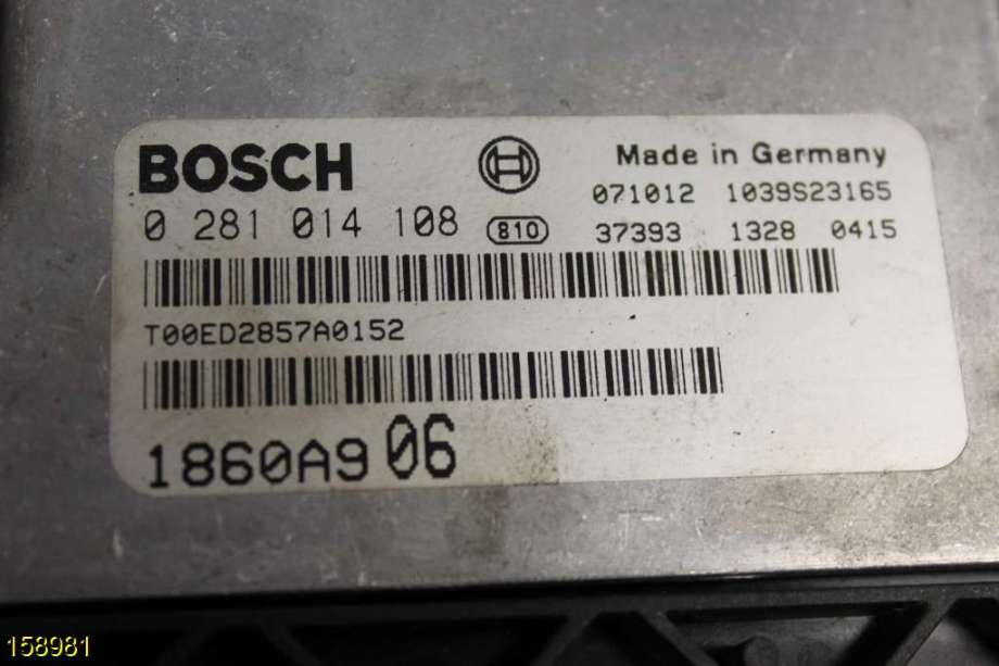 Styreenhet motor til Mitsubishi Outlander 2007-2010 (Type II, Fase 1)  (MITSUBISHI|1860A906|BOSCH 0 281 014 108|)