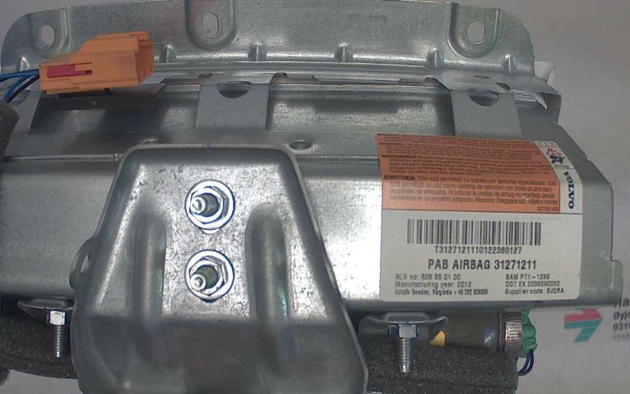 Airbag passasjer til Volvo V70 2007-2013 (Type III, Fase 1)  (VOLVO|31271211|)