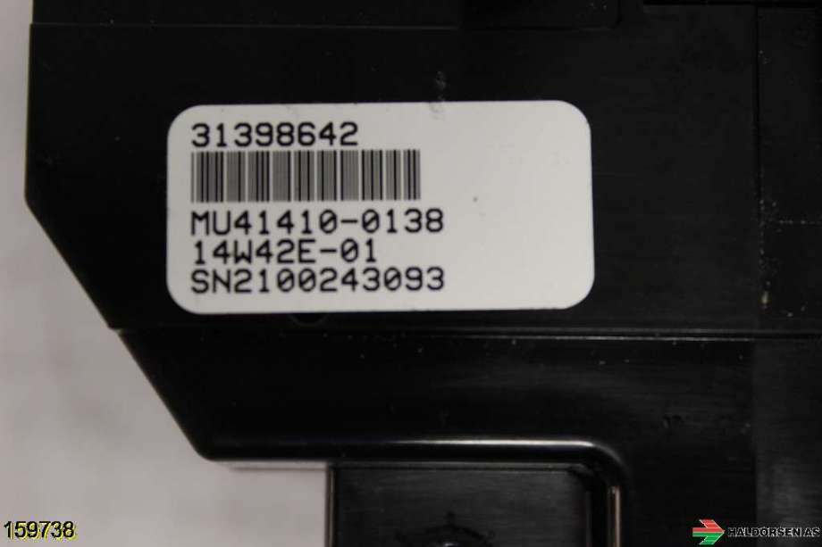 Varmeapparat betjening til Volvo V40 2012-2019  (VOLVO|31398642|)