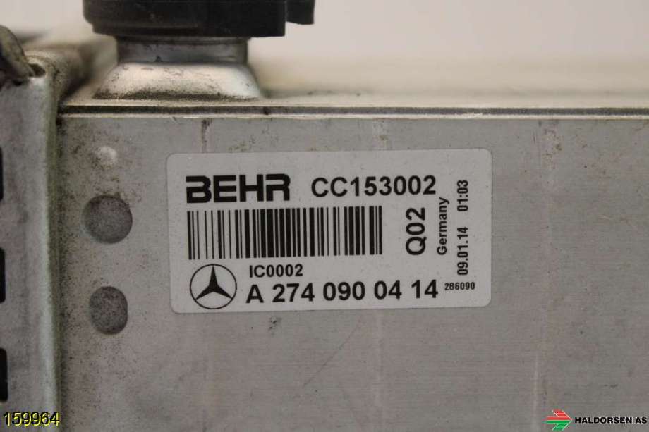 Intercooler til Mercedes C-Klasse 2014-2018 (Fase 1) (W205) (W205) (MERCEDES|A 274 090 04 14|)