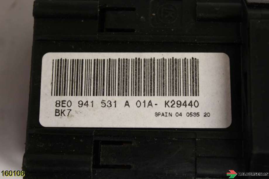 Bryter lys til Audi A4 2004-2008 (Type III) (B7) (B7) (AUDI|8E0 941 531 A 01A|)