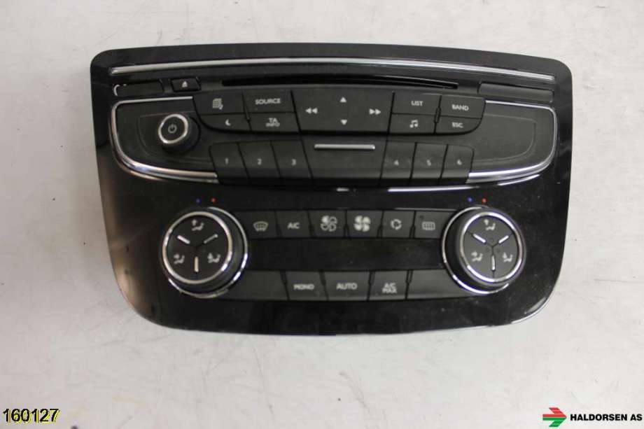 Varmeapparat betjening til Peugeot 508 2011-2014 (Type I, Fase 1)  (PEUGEOT|6155 JY|)