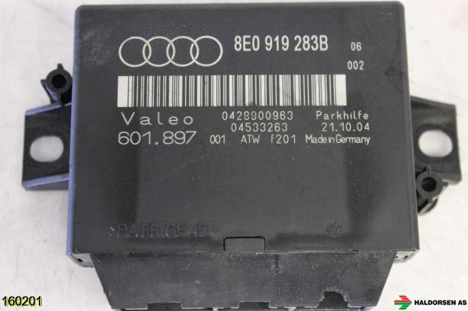 Styreenhet parkering til Audi A4, 2004-2008 (Type III) (B7) (B7) (AUDI|8E0 919 283 B)