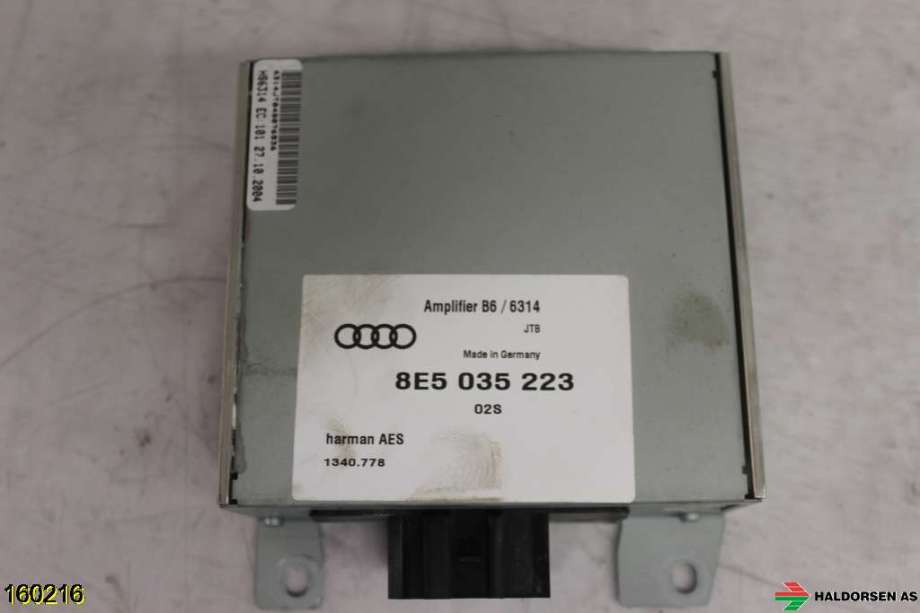 Bilstereo forsterker til Audi A4 2004-2008 (Type III) (B7) (B7) (AUDI|8E5 035 223|)