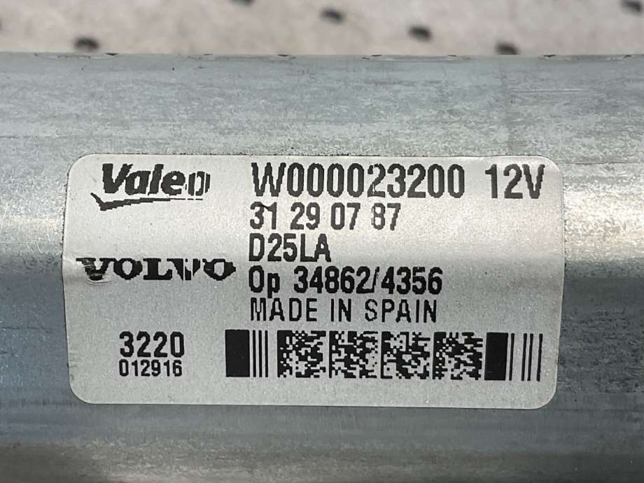 Viskermotor bakrute til Volvo V70 2007-2013 (Type III, Fase 1)  (VOLVO|31290787|)