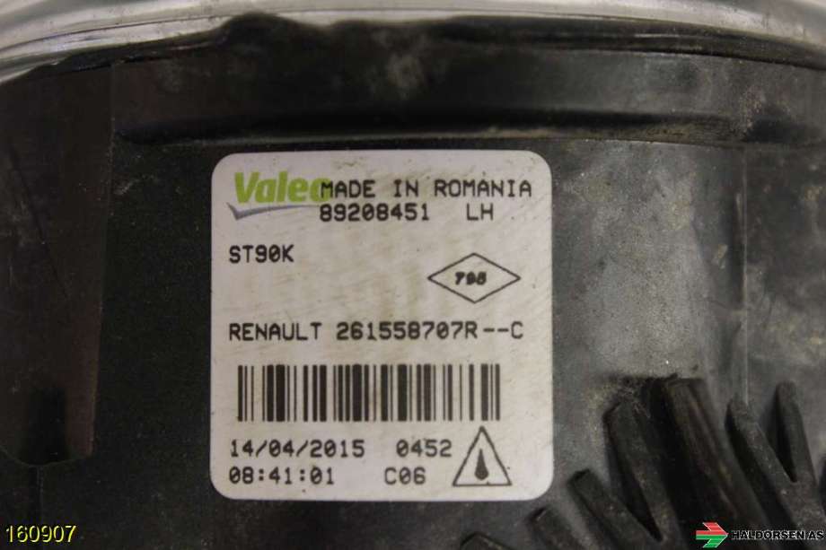 Tåkelykt venstre foran til Opel Vivaro B 2014-2019  (OPEL|93867966|)