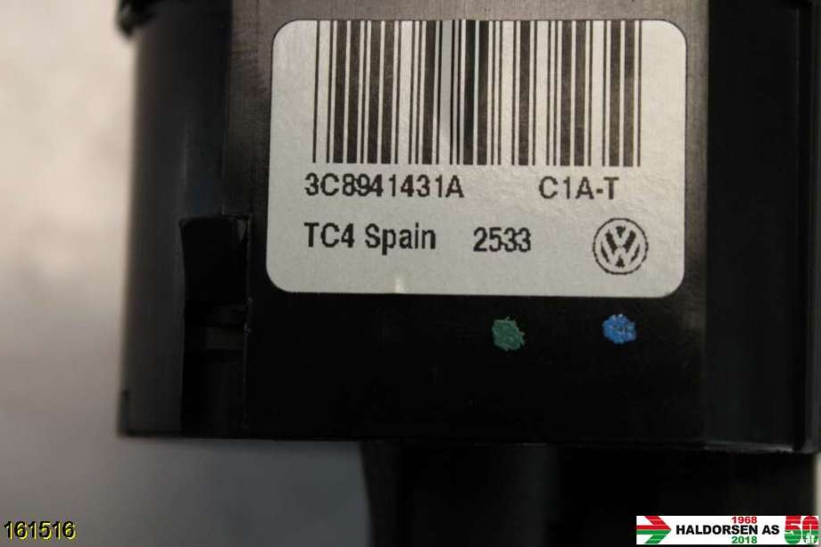 Bryter lys til VW Amarok 2010-2016 (Type I, Fase 1)  (VOLKSWAGEN|1K0 941 431 BM REH|)