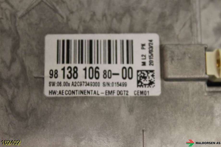 Multimedia display (MCU - Media Controller Unit) til Citroën DS4 2011-2017  (CITROEN|98 138 106 80|)