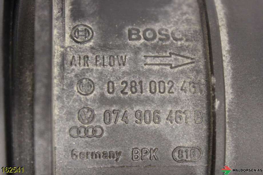 Luftmengde/luftmassemåler til Mitsubishi Outlander 2007-2010 (Type II, Fase 1)  (MITSUBISHI|MN191135||074 906 461 B)