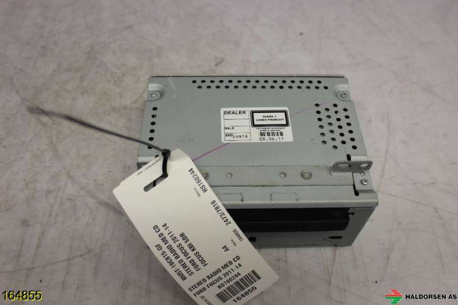 Bilstereo til Ford Focus 2011-2014 (Type III, Fase 1)  (FORD|BM5T-18C815-GF|)