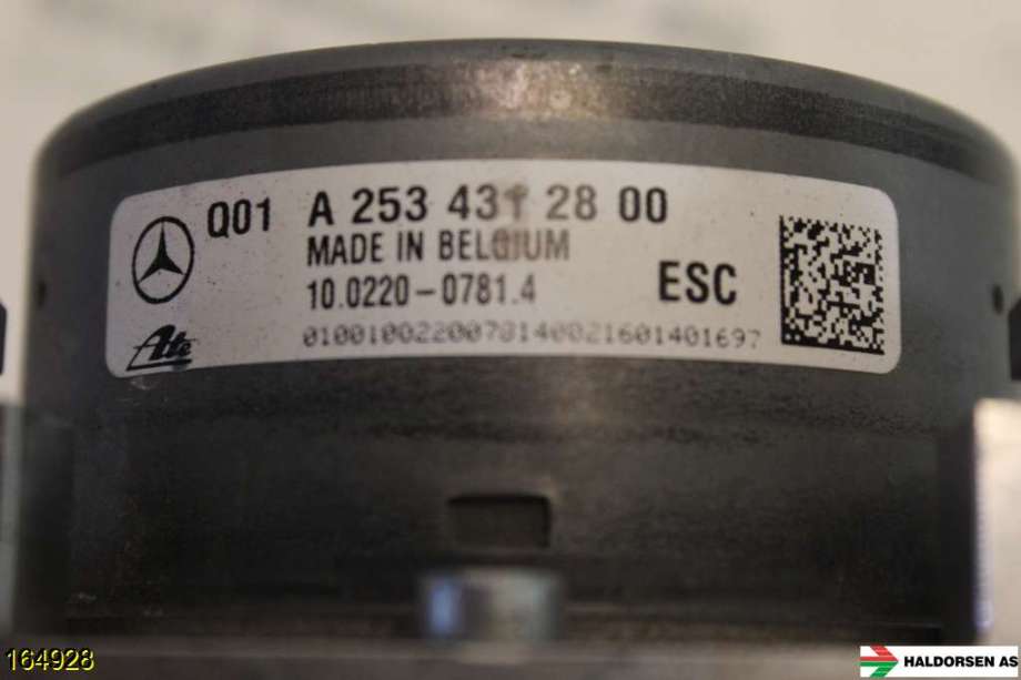 ABS sentral til Mercedes C-Klasse 2014-2018 (Fase 1) (W205) (W205) (MERCEDES|A 253 431 06 12||A 253 431 28 00)