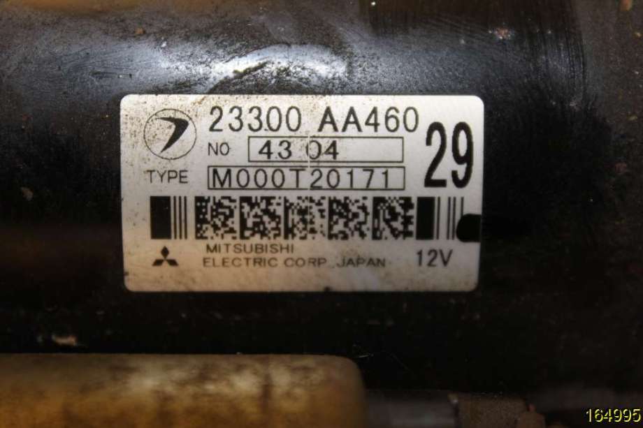 Starter til Subaru Impreza 2001-2005 (Type II, Fase 1)  (SUBARU|23300AA460|)