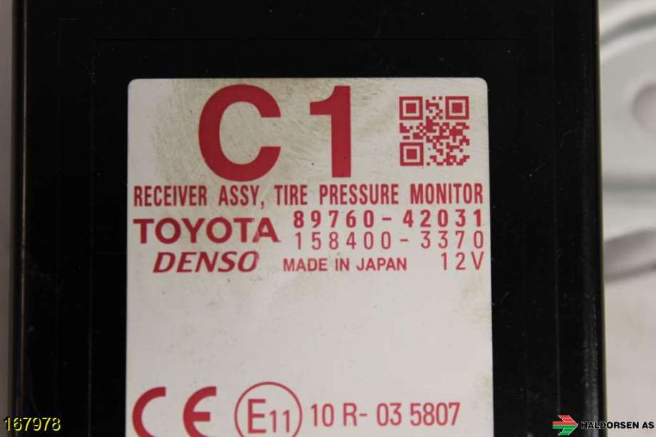 Styreenhet diverse til Toyota RAV4 2013-2015 (Type IV, Fase 1)  (TOYOTA|89760-42031|)