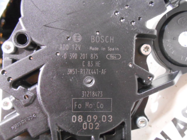 Viskermotor bakrute til Volvo V50 2007-2012 (Fase 2)  (VOLVO|31218473|0 390 201 875|)
