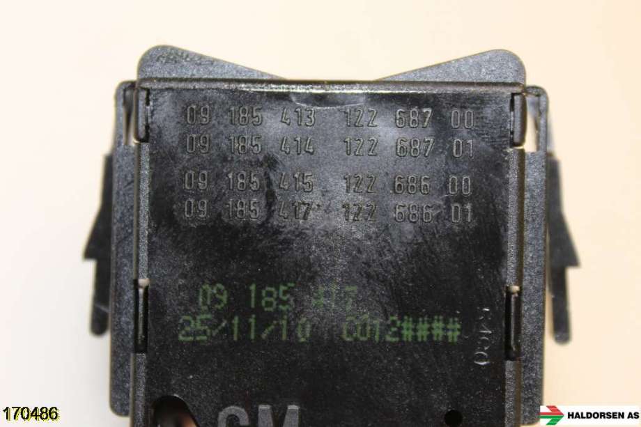 Bryter visker til Opel Combo C 2002-2011  (OPEL|9185417|)