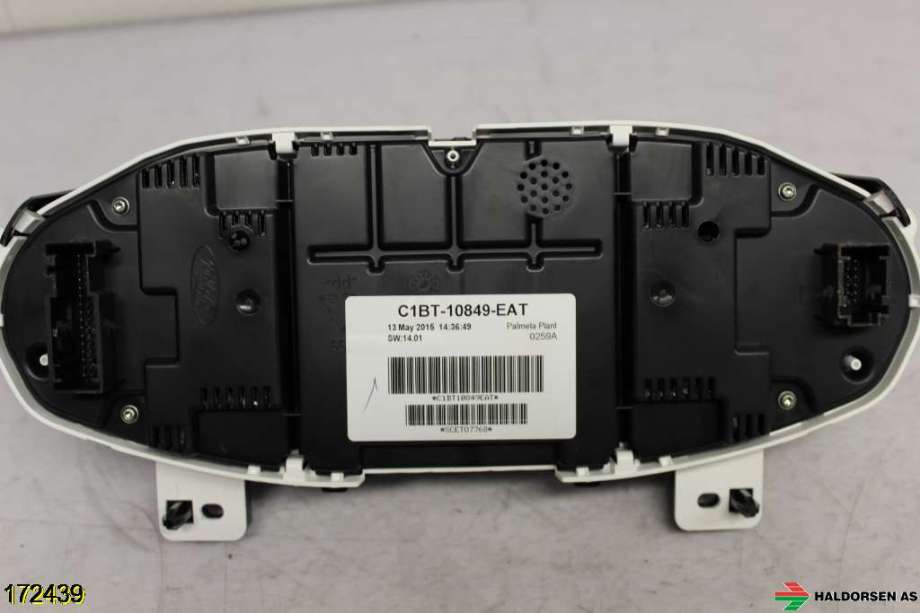 Instrumentpanel til Ford Fiesta 2013-2017 (Type VI, Fase 2)  (FORD|C1BT-10849-EAT|)