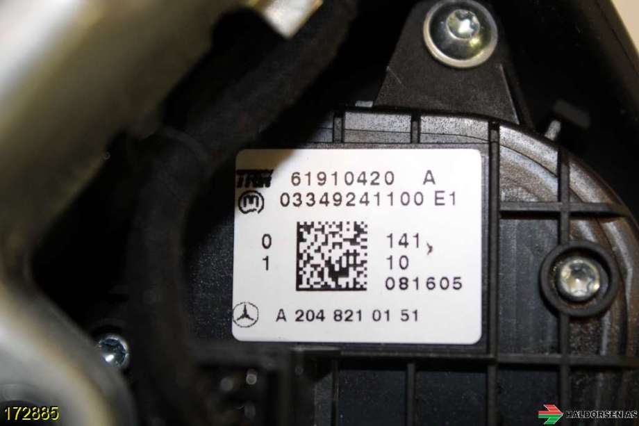 Airbag rattpute til Mercedes E-Klasse 2009-2013 (Fase 1) (W212) (W212) (MERCEDES|A 212 860 01 02|)