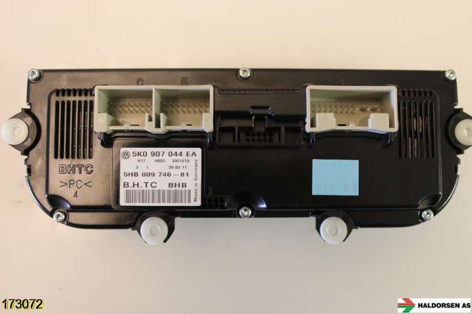 Varmeapparat betjening til VW Passat 2011-2015 (B7) (B7) (VOLKSWAGEN|5K0 907 044 GK ZJU|5K0 907 044 HB ZJU|)
