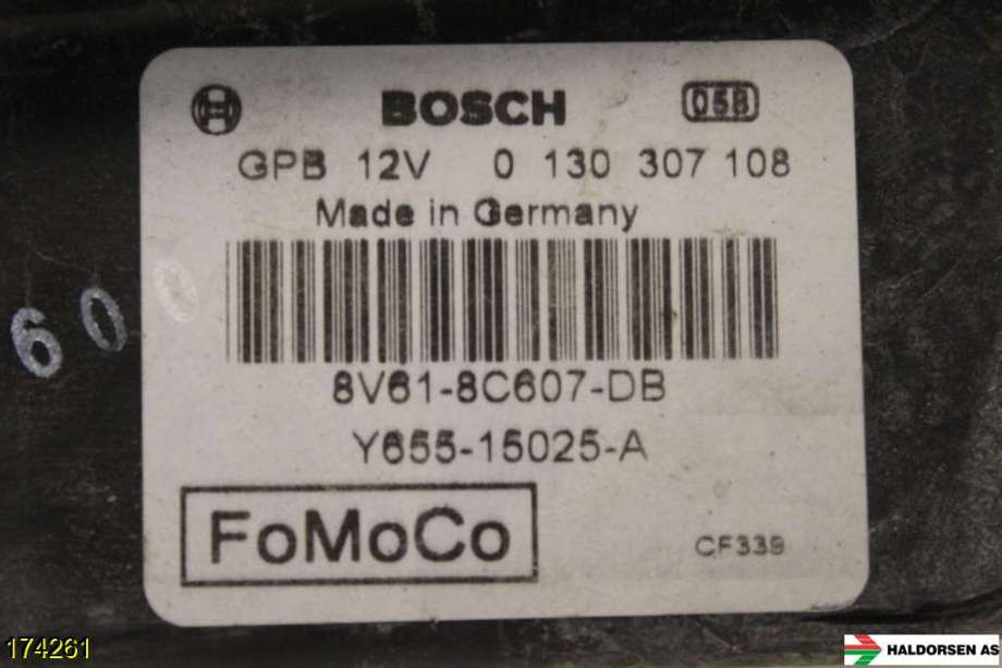 Kjølevifte til Mazda 3 2009-2013 (Type II)  (MAZDA|Y655-15-025A|)