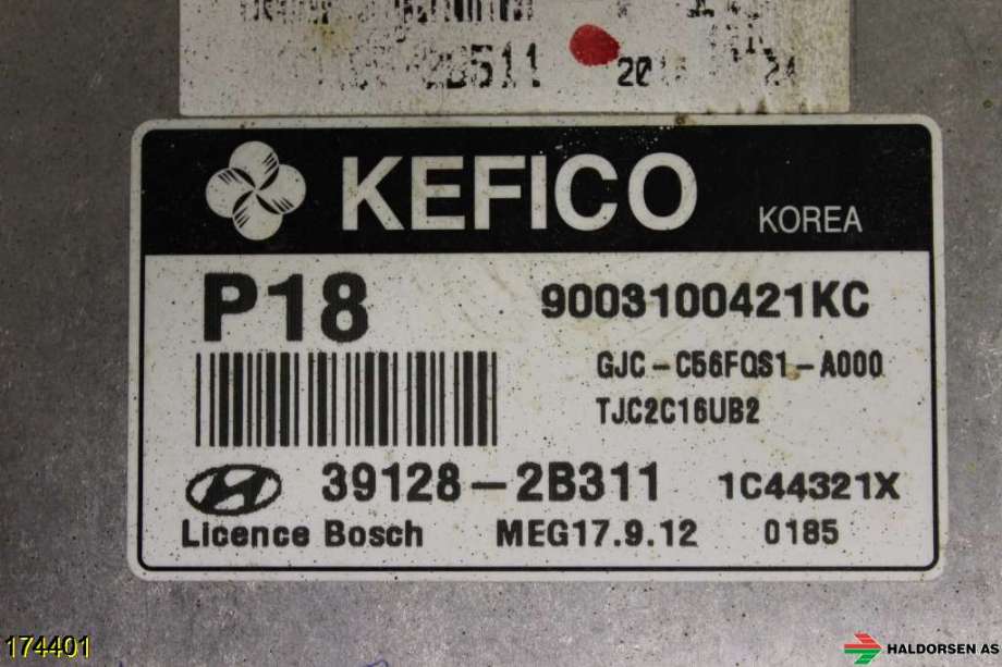Styreenhet motor til Hyundai Ix20 2010-2017  (HYUNDAI|39128-2B311|)