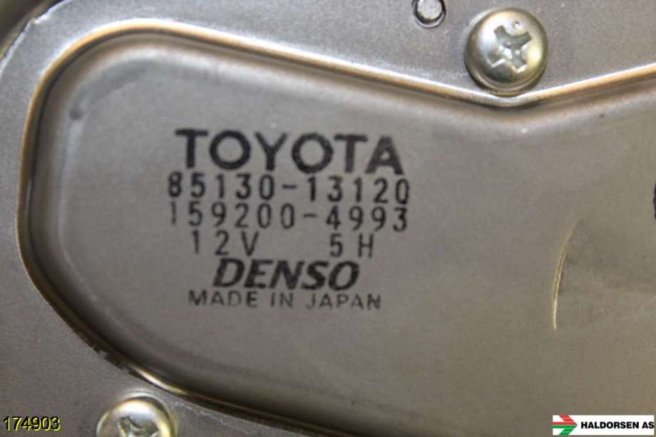 Viskermotor bakrute til Toyota Corolla 2002-2007  (TOYOTA|85130-13120|)