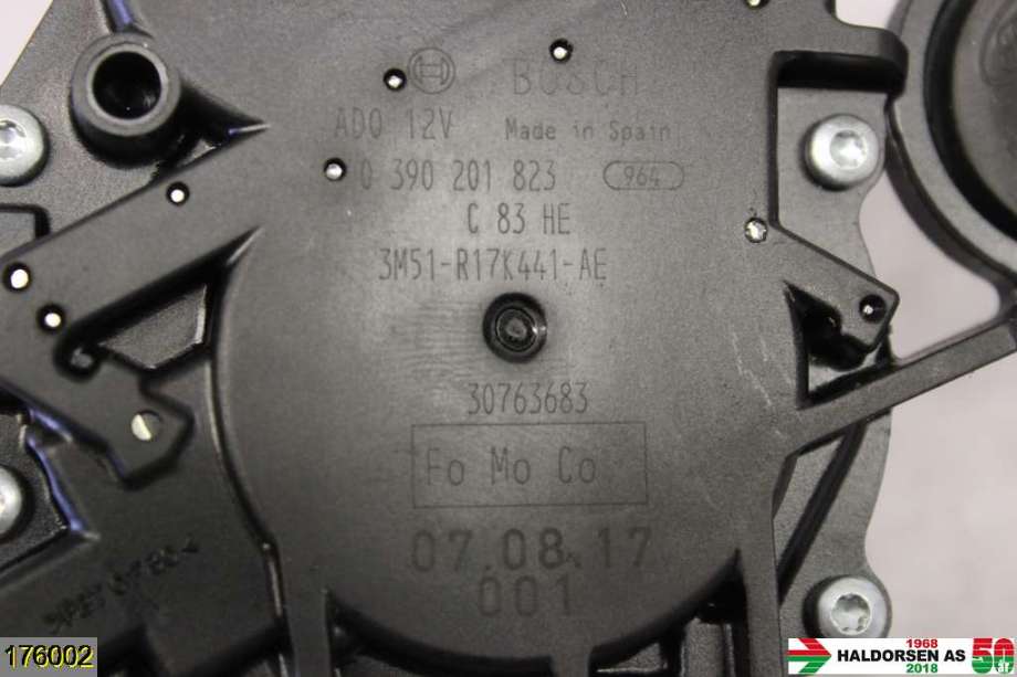 Viskermotor bakrute til Ford Mondeo 2007-2010 (Type IV, Fase 1)  (FORD|3M51-R17K441-AG|1689913|)