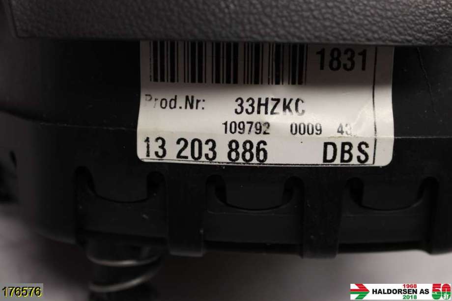 Airbag rattpute til Opel Vectra C 2005-2008 (Type II)  (OPEL|13 203 886|)