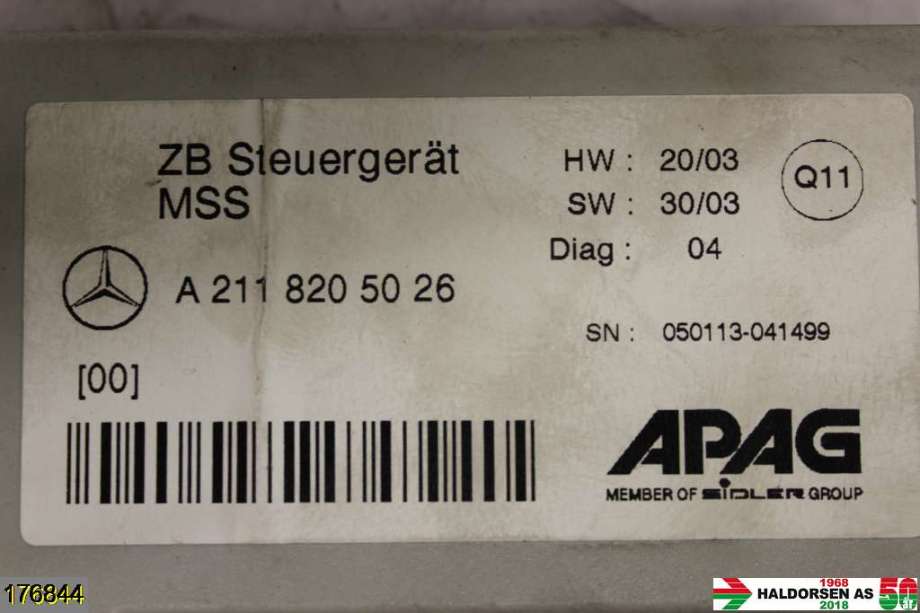 Styreenhet diverse til Mercedes E-Klasse 2002-2006 (Fase 1) (W211) (W211) (MERCEDES|A 211 820 50 26|)