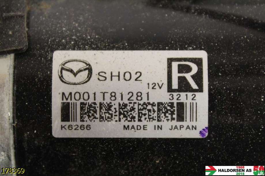 Starter diesel til Mazda 6 2013-2015 (Type III, Fase 1)  (MAZDA|M001-T8-1281|)