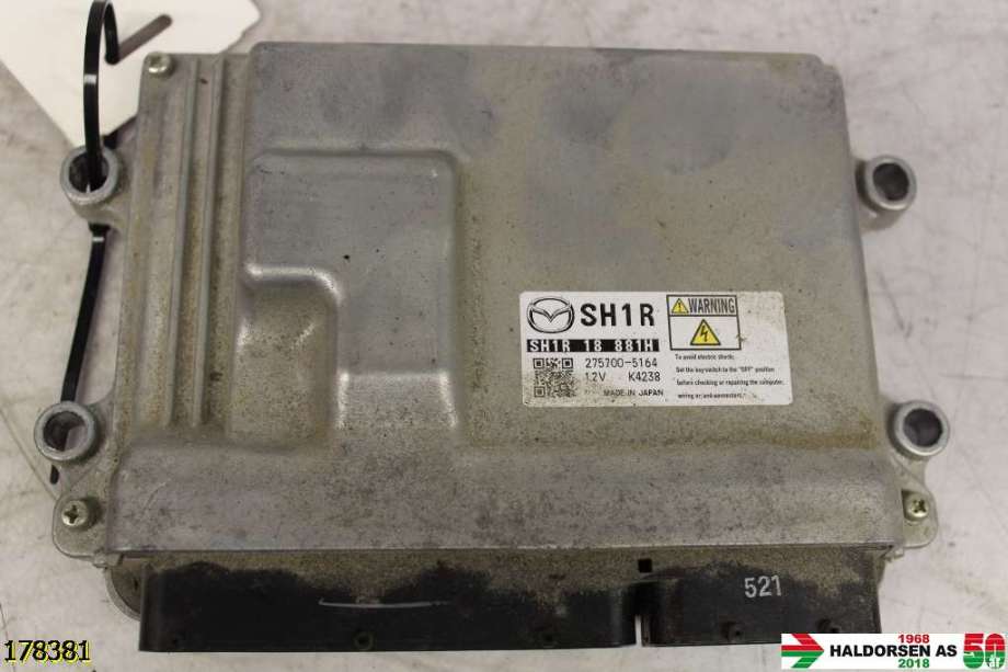 Styreenhet motor til Mazda 6, 2013-2015 (Type III, Fase 1)  (MAZDA|SH1R 18 881H)