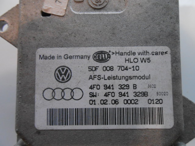 Styreenhet xenon/ballast til Audi A6 2005-2008 (Type III, Fase 1) (C6) (C6) (AUDI|5DF 008 704-10|)