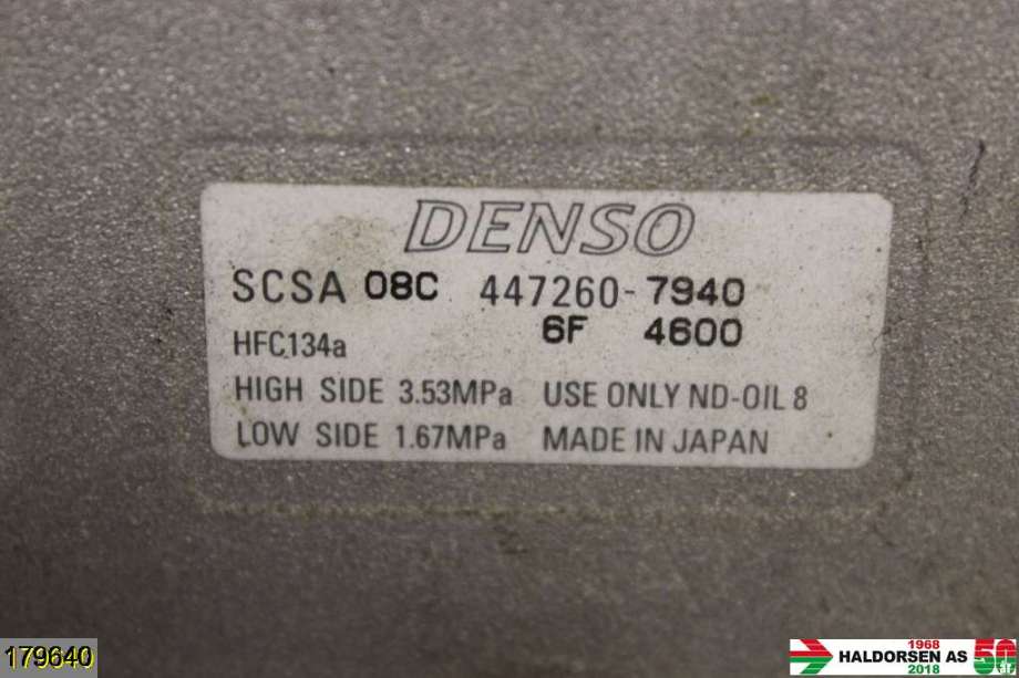 Aircondition kompressor til Subaru Outback 2003-2007 (Type III, Fase 1)  (SUBARU|447260-7940|)