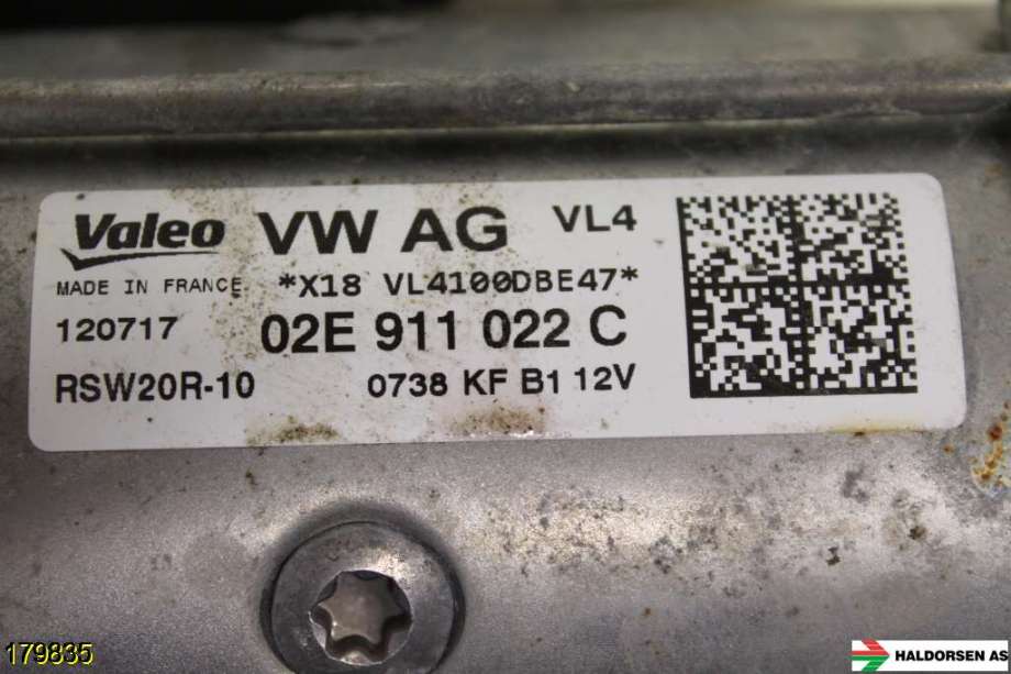 Starter diesel til VW Touran 2015-2021 (Type II)  (VOLKSWAGEN TOURAN|02E 911 022 C|)