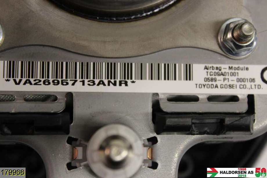 Airbag rattpute til Toyota RAV4 2013-2015 (Type IV, Fase 1) (TOYOTA|VA2695713ANR|)