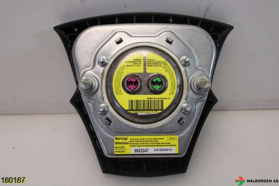 Airbag rattpute til Volvo S40 2008-2012 (Type II, Fase 2)  (VOLVO|)