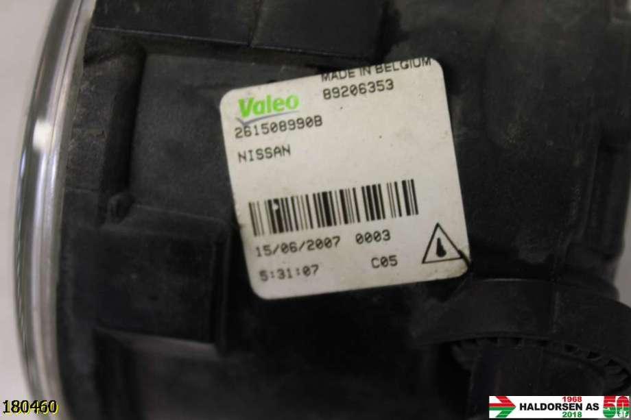 Tåkelykt venstre foran til Nissan X-Trail 2007-2014 (T31) (T31) (NISSAN|261508990B|)