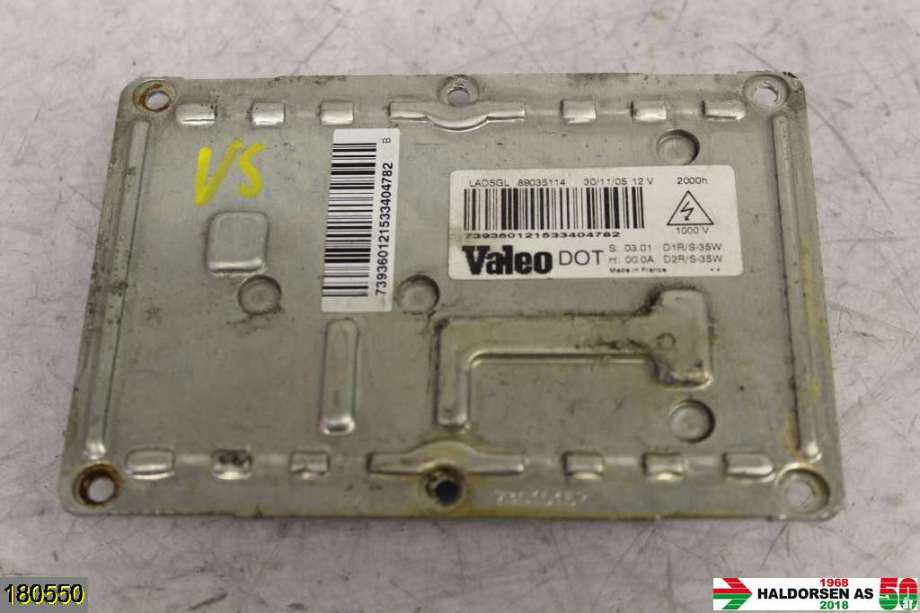 Styreenhet xenon/ballast til Citroën C5 2005-2008 (Type I, Fase 2) (CITROEN|89035114|73160087J|)