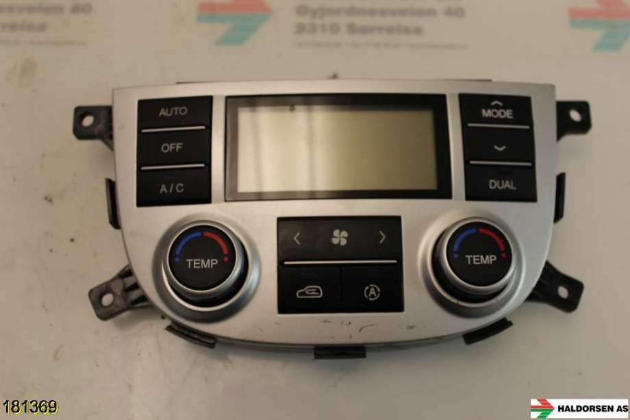 Varmeapparat betjening til Hyundai Santa Fe 2006-2009 (Type II, Fase 1)  (HYUNDAI|97250-2B432|)