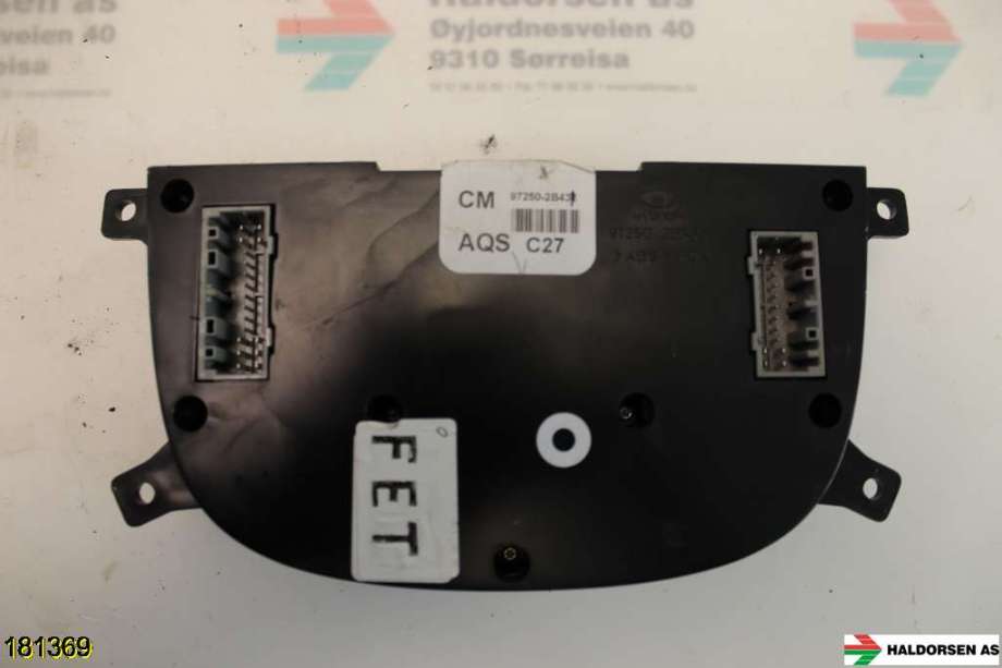 Varmeapparat betjening til Hyundai Santa Fe 2006-2009 (Type II, Fase 1)  (HYUNDAI|97250-2B432|)