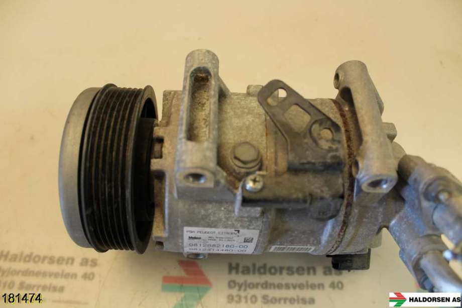 Aircondition kompressor til Peugeot 308 2013-2021 (Type II)  (PEUGEOT|98 126 821 80||98 123 144 80-00)