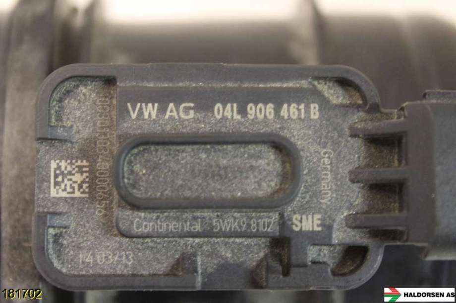 Luftmengde/luftmassemåler til Audi A3 2012-2016 (Type III, Fase 1)  (AUDI|04L 906 461 B|)