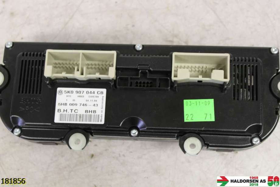 Varmeapparat betjening til VW Passat 2005-2010 (B6) (B6) (VOLKSWAGEN|5K0 907 044 CB|)