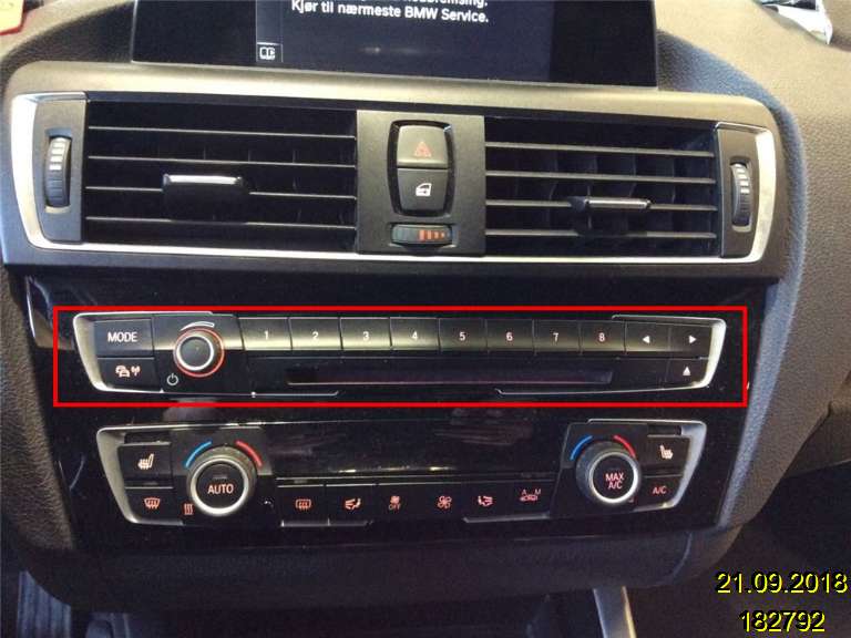Bilstereo til BMW 1-Serie, 2015-2019 (Fase 2) (F20/F21) (F20/F21) (CI 9 399 427)