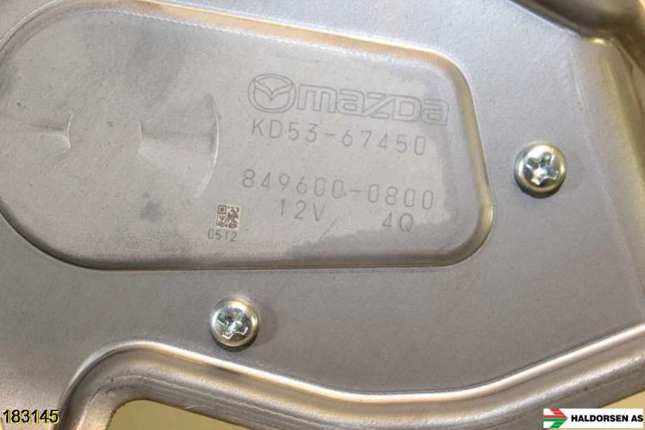 Viskermotor bakrute til Mazda CX-5 2012-2017 (Type I)  (MAZDA|KD53-67-450|849600-0800|)