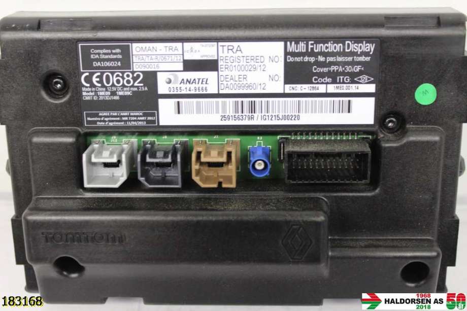Bilstereo navigasjon til Renault Zoe 2013-2019 (Fase 1)  (RENAULT|25915679R|)